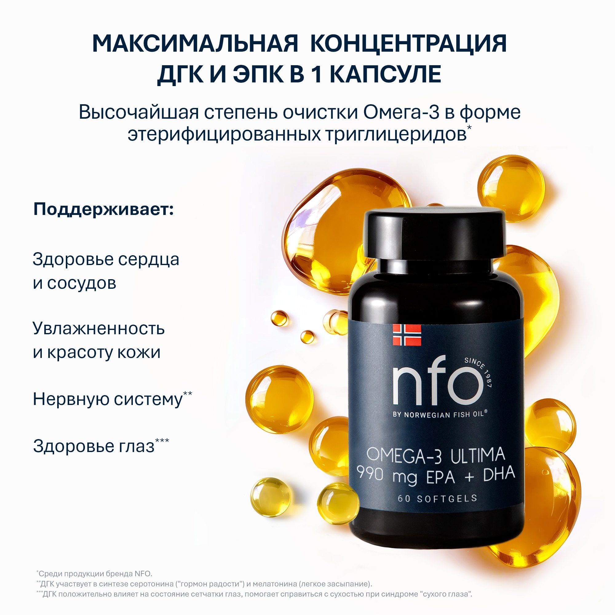 NFO® Омега-3 Ультима 60
